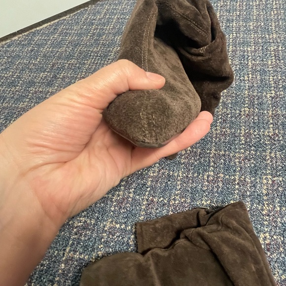 Preloved Unbranded leather upper rubber sole brown boots size 9 - Picture 9 of 16